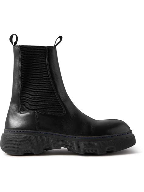 burberry chunky chelsea boots|Burberry Leather Chelsea Boots .